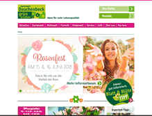 Tablet Screenshot of gartenwelt-dauchenbeck.de